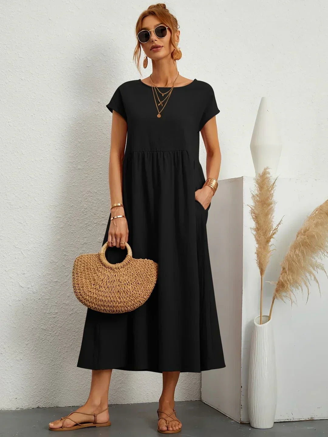 STELLA™|FLUID COTTON MIDI