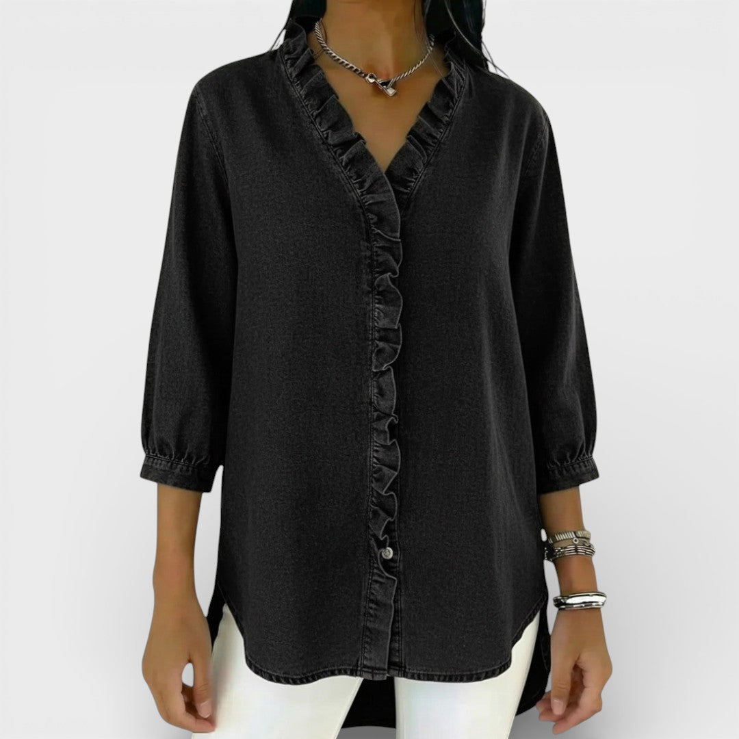 HEATHER™ | ELEGANT RUFFLED BLOUSE