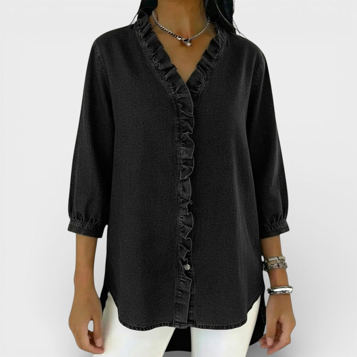 HEATHER™ | ELEGANT RUFFLED BLOUSE