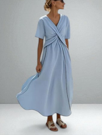 ARIA™|STRIPED MAXI DRESS