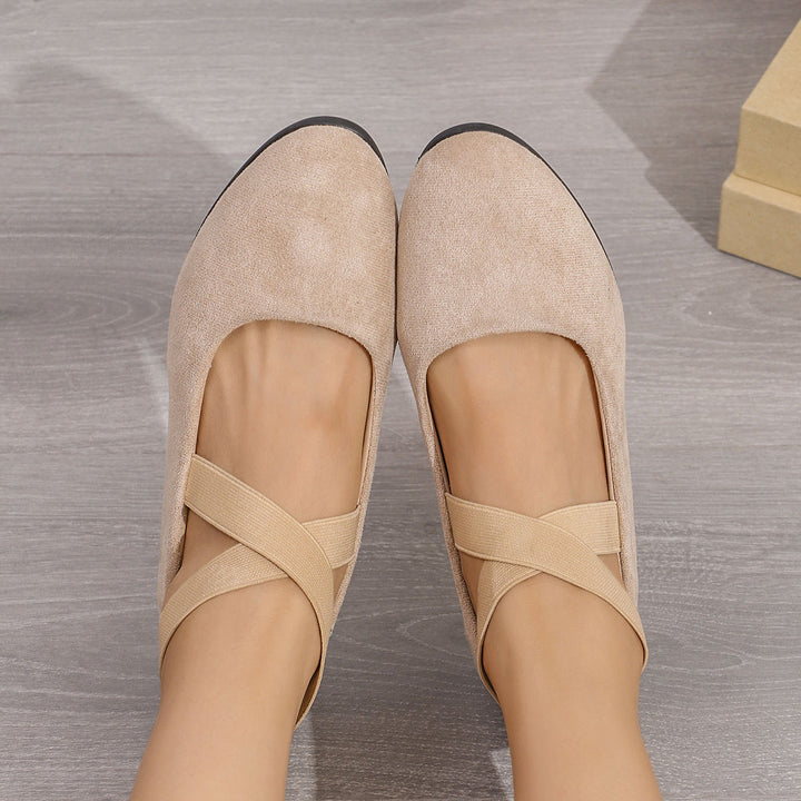 ELLE™|ELEGANT SUEDE SLIP-ONS