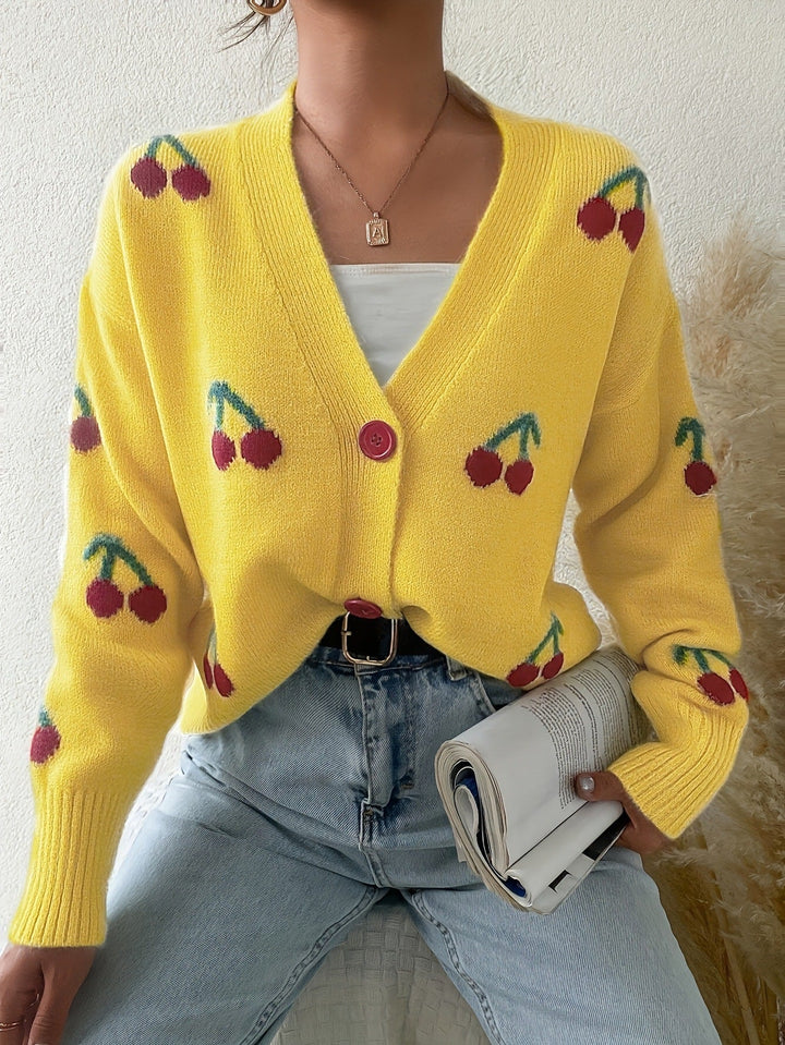 REBECCA™|CHIC BUTTON FRONT CARDIGAN