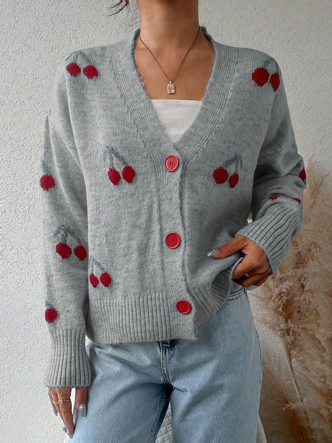 REBECCA™|CHIC BUTTON FRONT CARDIGAN