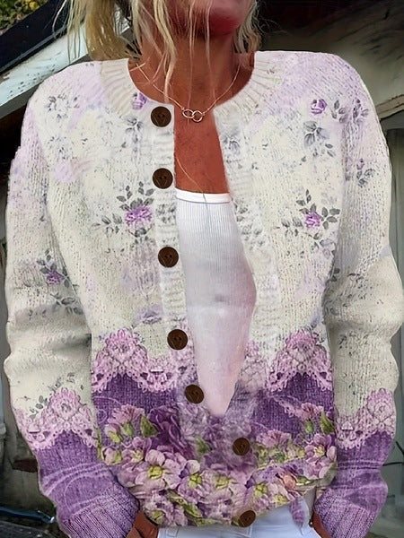 DIANE™|VINTAGE FLORAL CARDIGAN