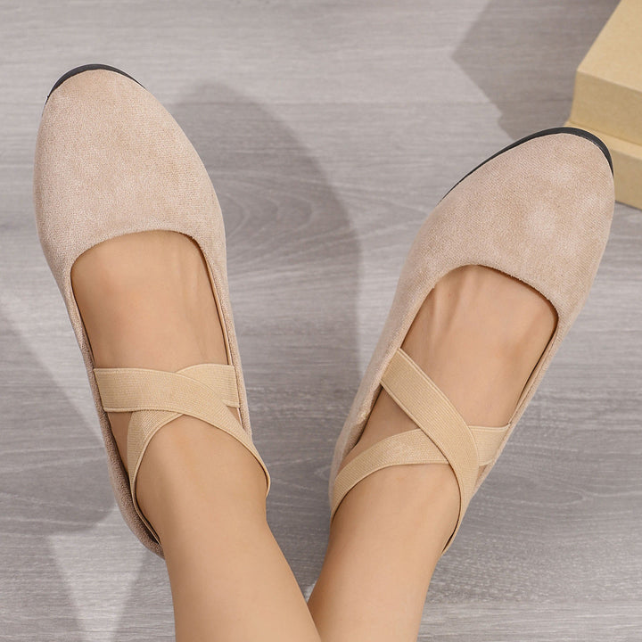ELLE™|ELEGANT SUEDE SLIP-ONS