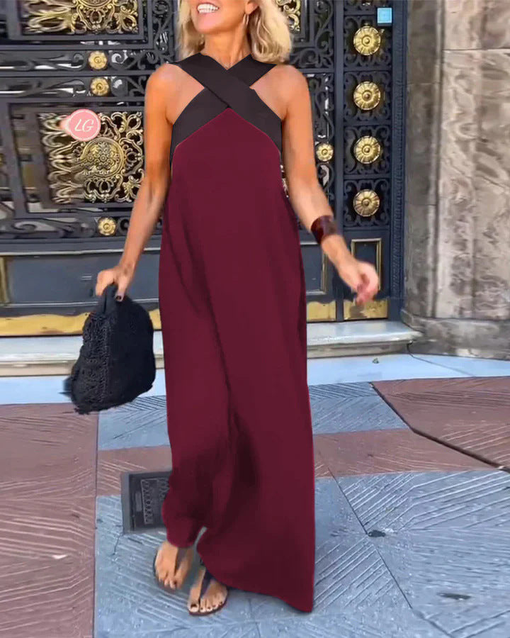 BLAIRE™|CROSSED CUT SUMMER DRESS