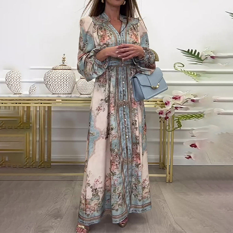 EVELYN GRACE™|FLORAL MAXI DRESS