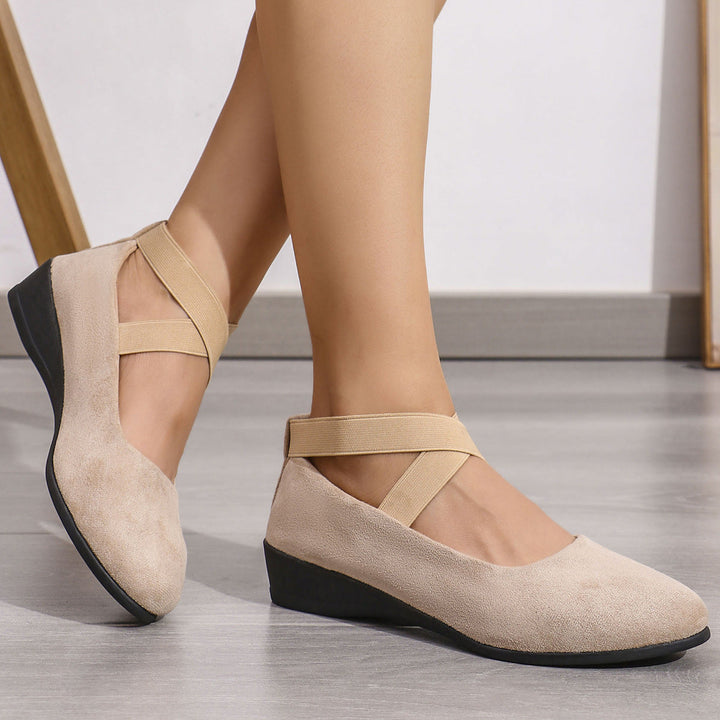 ELLE™|ELEGANT SUEDE SLIP-ONS