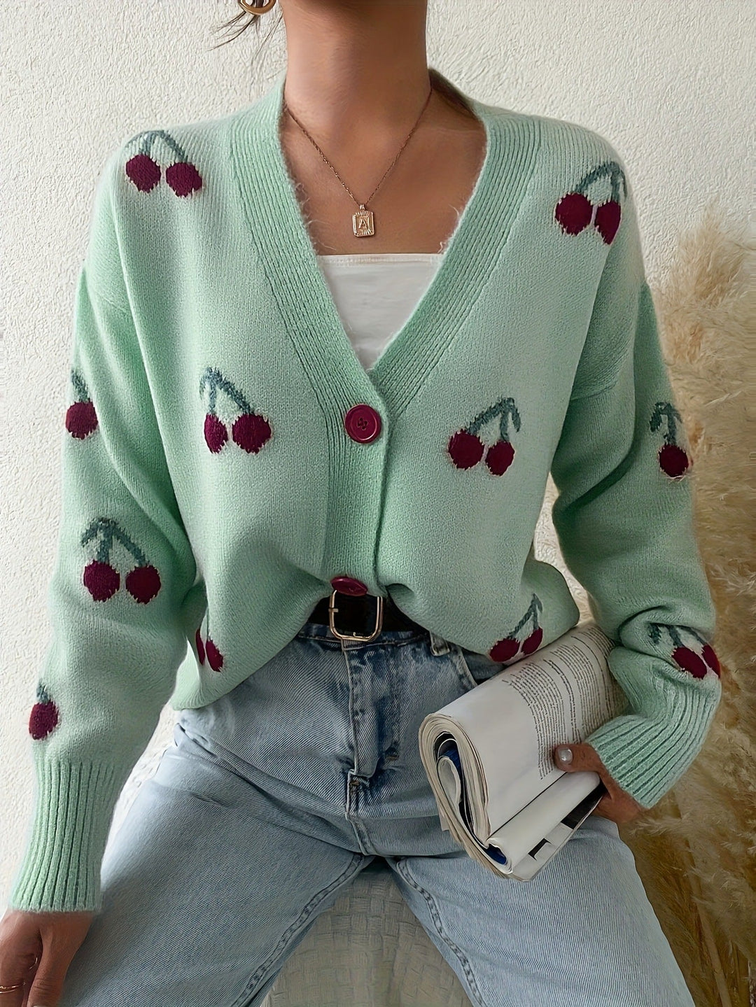 REBECCA™|CHIC BUTTON FRONT CARDIGAN