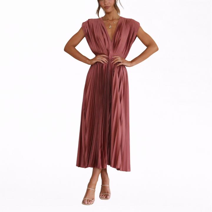ISLA™ | ELEGANT PLEATED DRESS