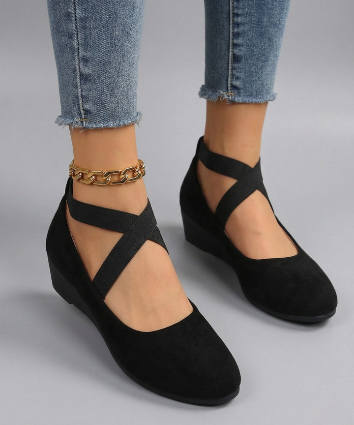 ELLE™|ELEGANT SUEDE SLIP-ONS