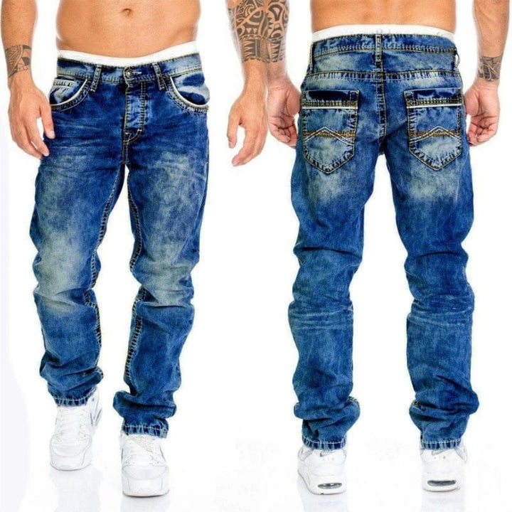 RYDER™|STITCHED BIKER JEANS
