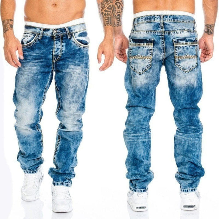RYDER™|STITCHED BIKER JEANS