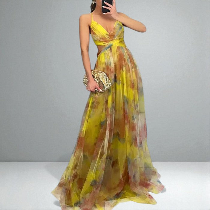 JULIETTE™|WATERCOLOR MAXI DRESS