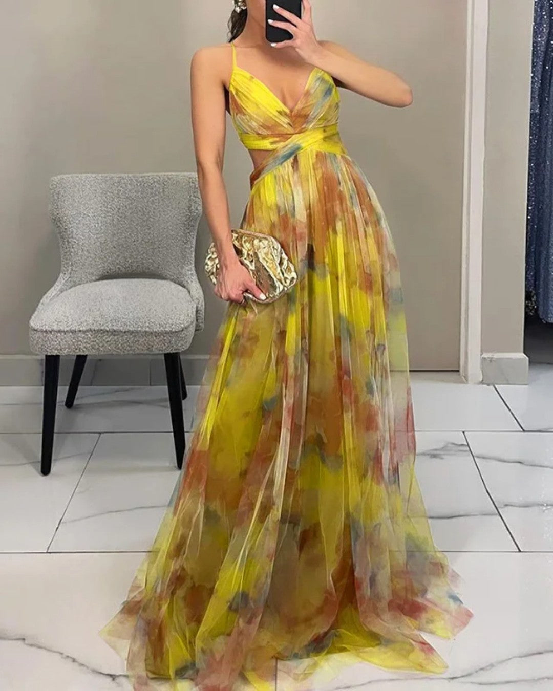 EVIE™|FLORAL MAXI DRESS