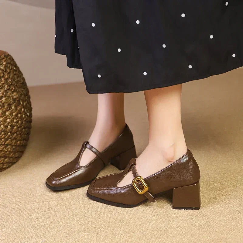 DORVANNA™|FRENCH MARY JANES