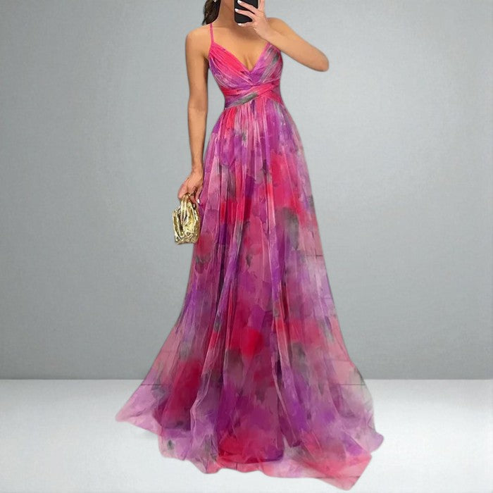 JULIETTE™|WATERCOLOR MAXI DRESS