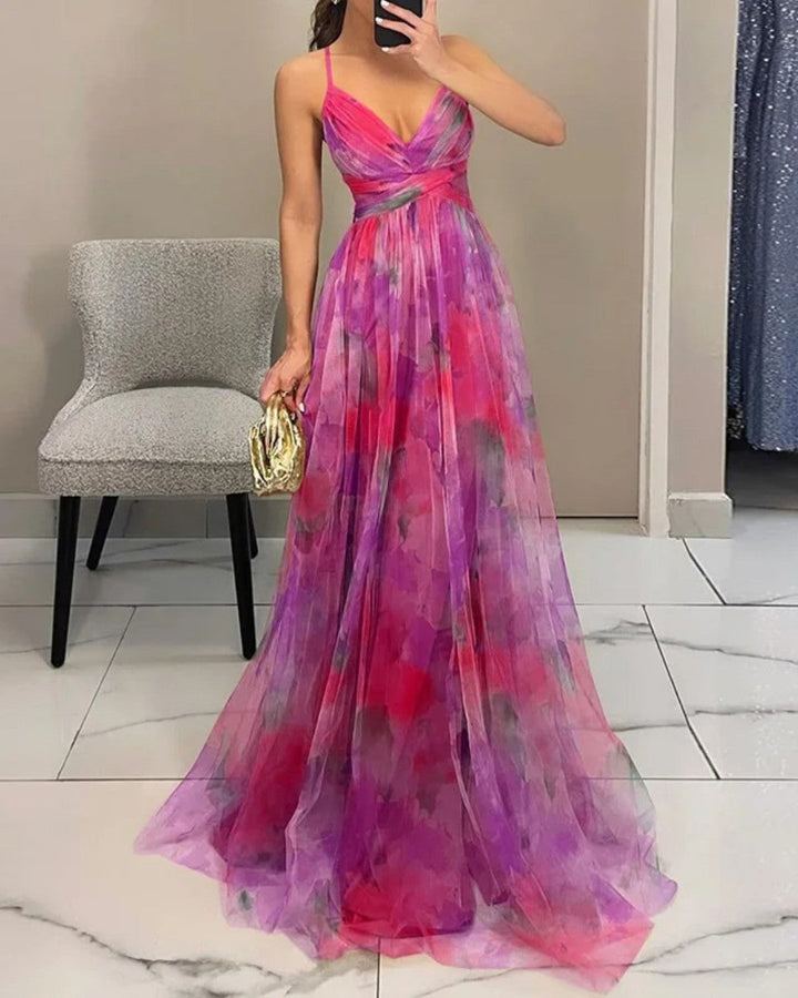 EVIE™|FLORAL MAXI DRESS