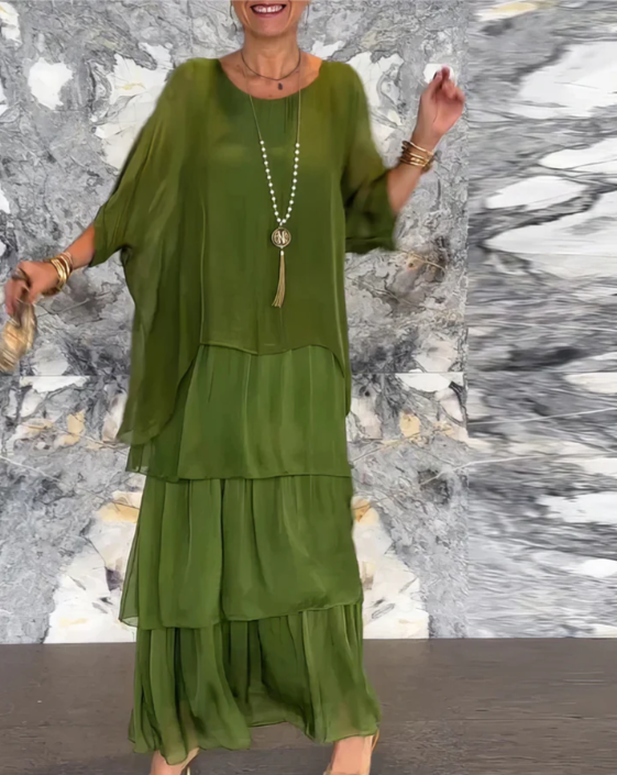 LARA™|ELEGANT FLOWING MAXI DRESS