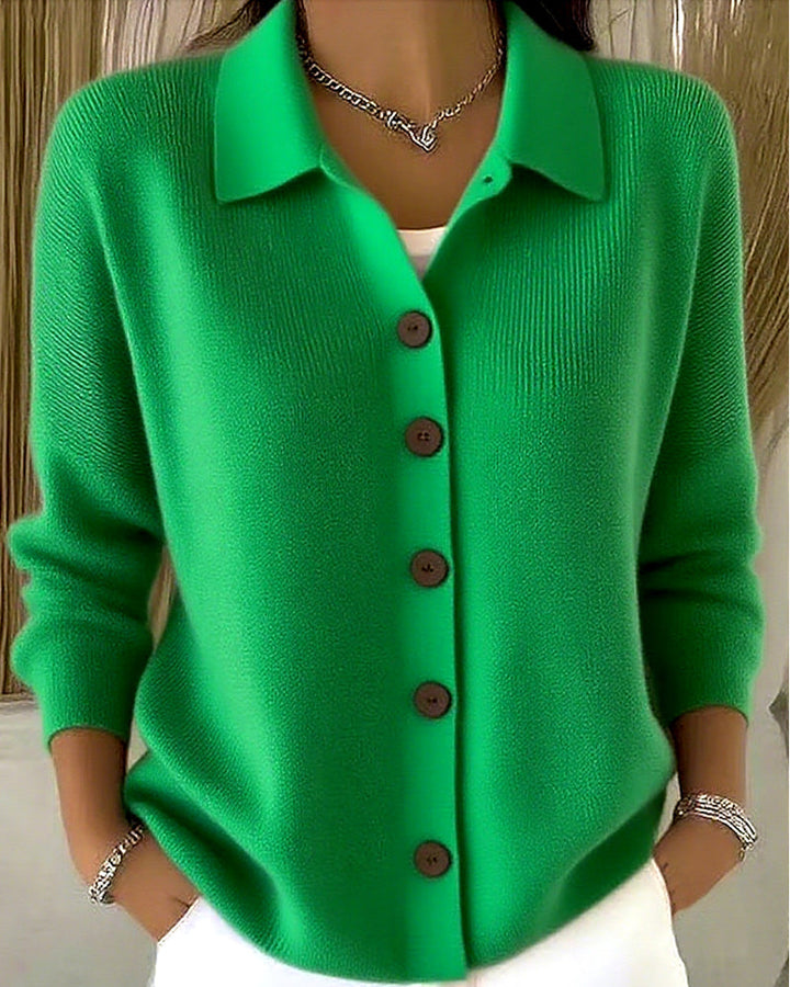 BONNIE™|CLASSIC CASUAL BUTTON CARDIGAN