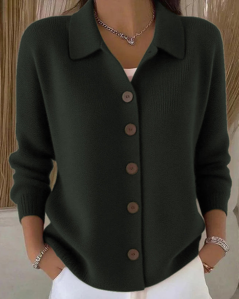 BONNIE™|CLASSIC CASUAL BUTTON CARDIGAN