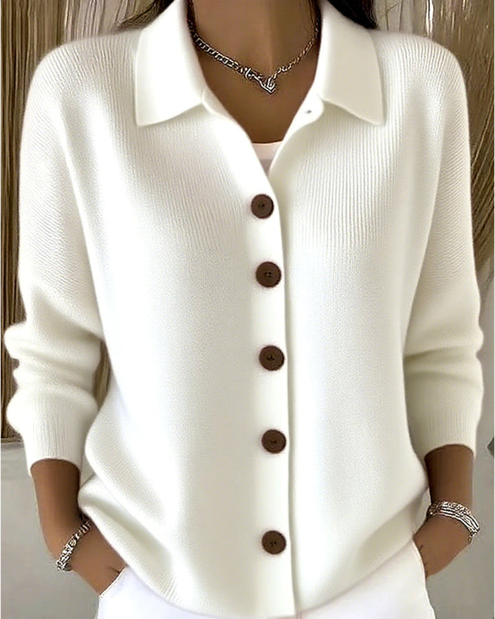 BONNIE™|CLASSIC CASUAL BUTTON CARDIGAN