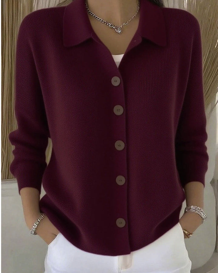 BONNIE™|CLASSIC CASUAL BUTTON CARDIGAN