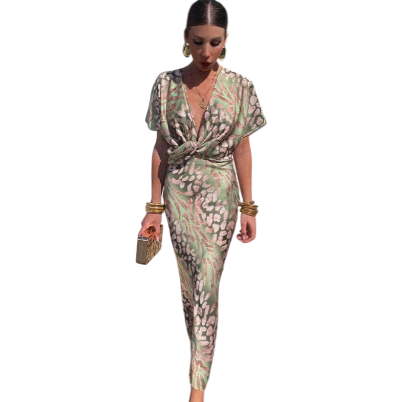 NELA™|WRAP MAXI DRESS