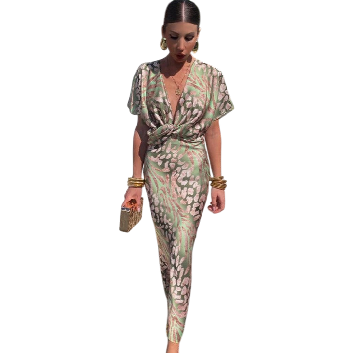 NELA™|WRAP MAXI DRESS