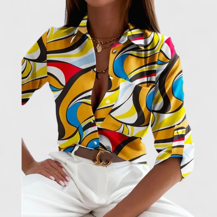 LISETTE™ | ELEGANT LONG SLEEVE BLOUSE