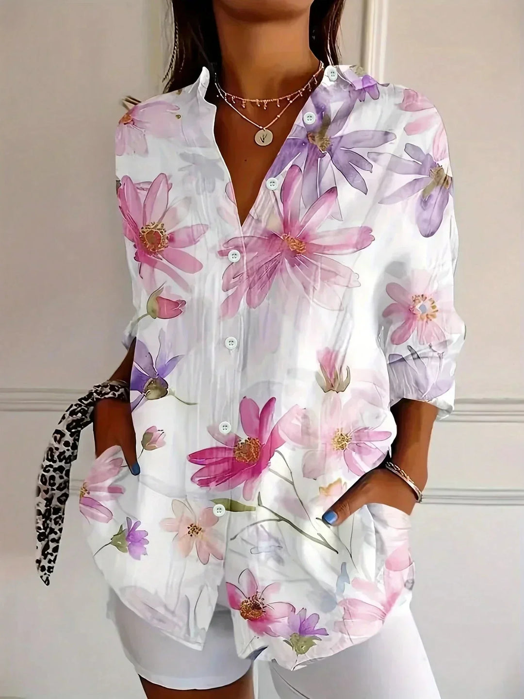 SADIE™ | COLORFUL PATTERN BLOUSE