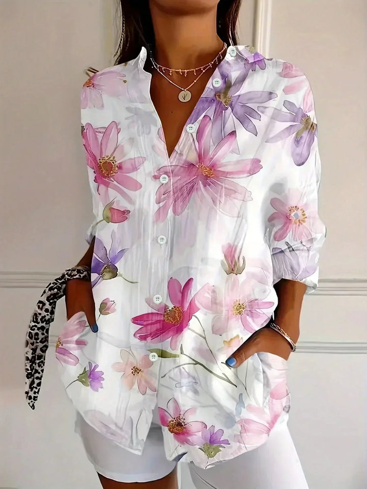 SADIE™ | COLORFUL PATTERN BLOUSE