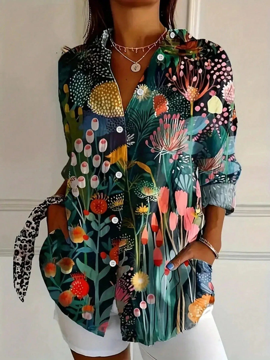 SADIE™ | COLORFUL PATTERN BLOUSE