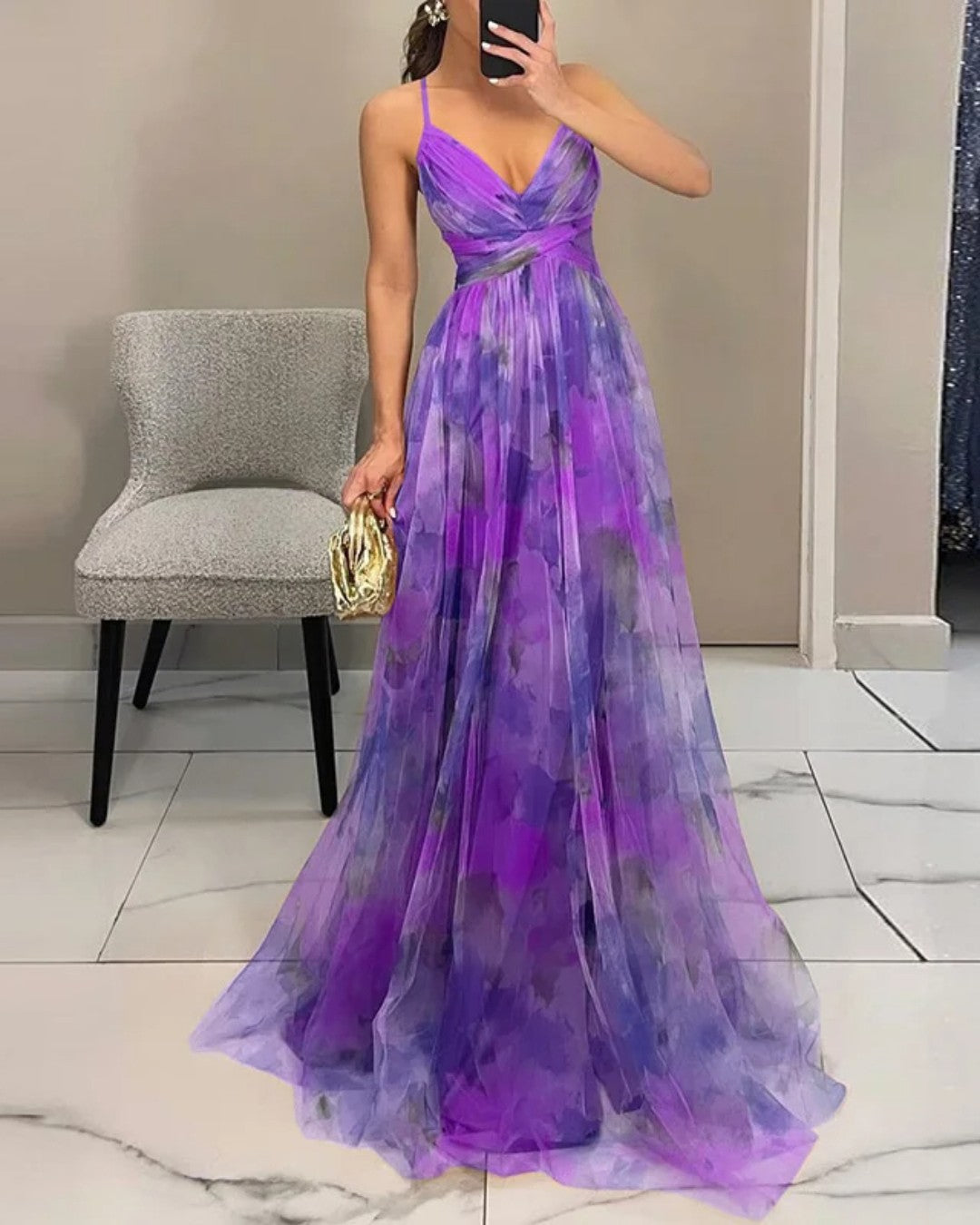 EVIE™|FLORAL MAXI DRESS