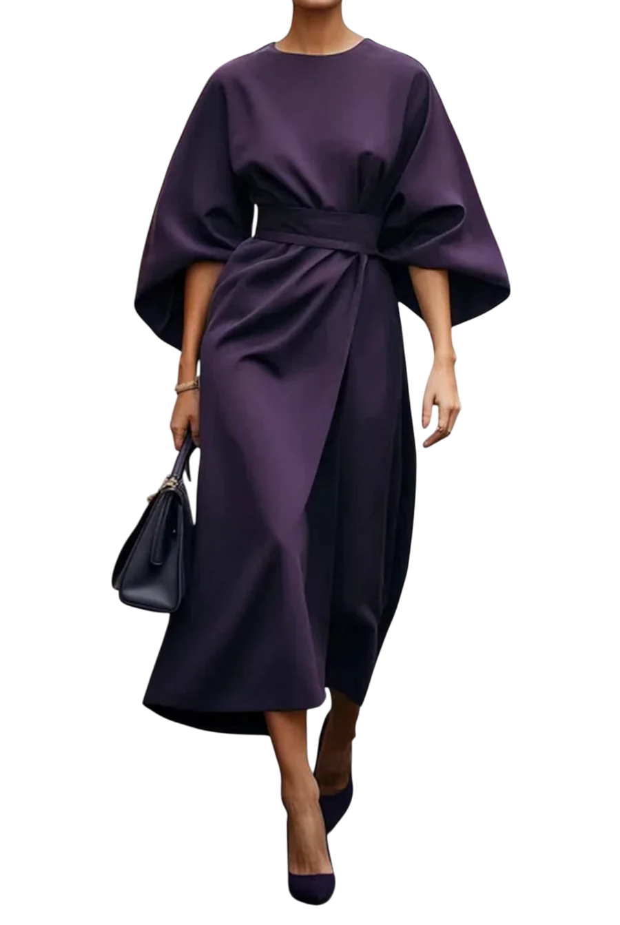 LOUISE™|LANTERN SLEEVE DRESS