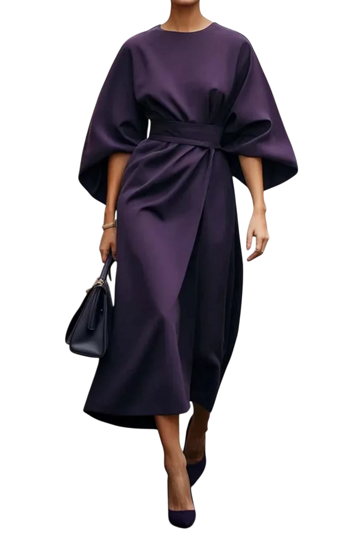 LOUISE™|LANTERN SLEEVE DRESS