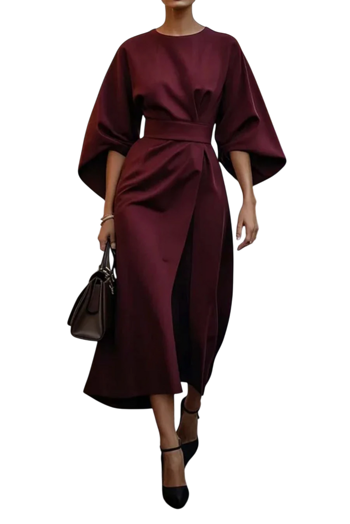 LOUISE™|LANTERN SLEEVE DRESS