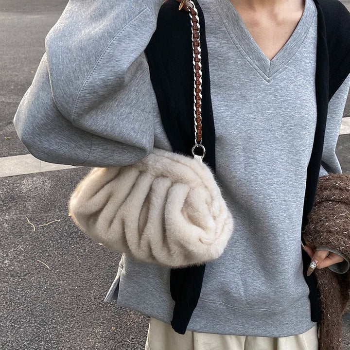 EVELYN™|PLEATED SHOULDER BAG