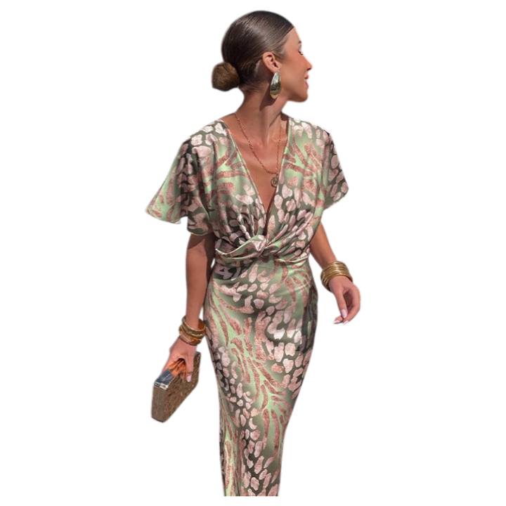 NELA™|WRAP MAXI DRESS