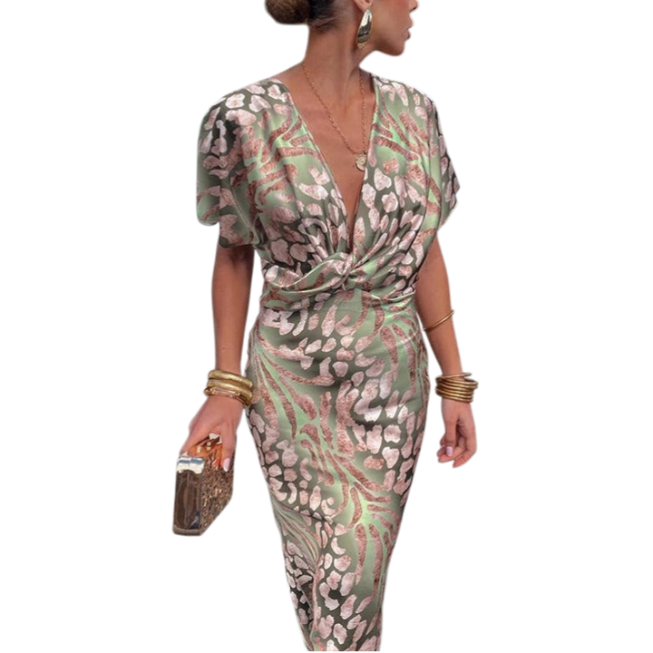NELA™|WRAP MAXI DRESS