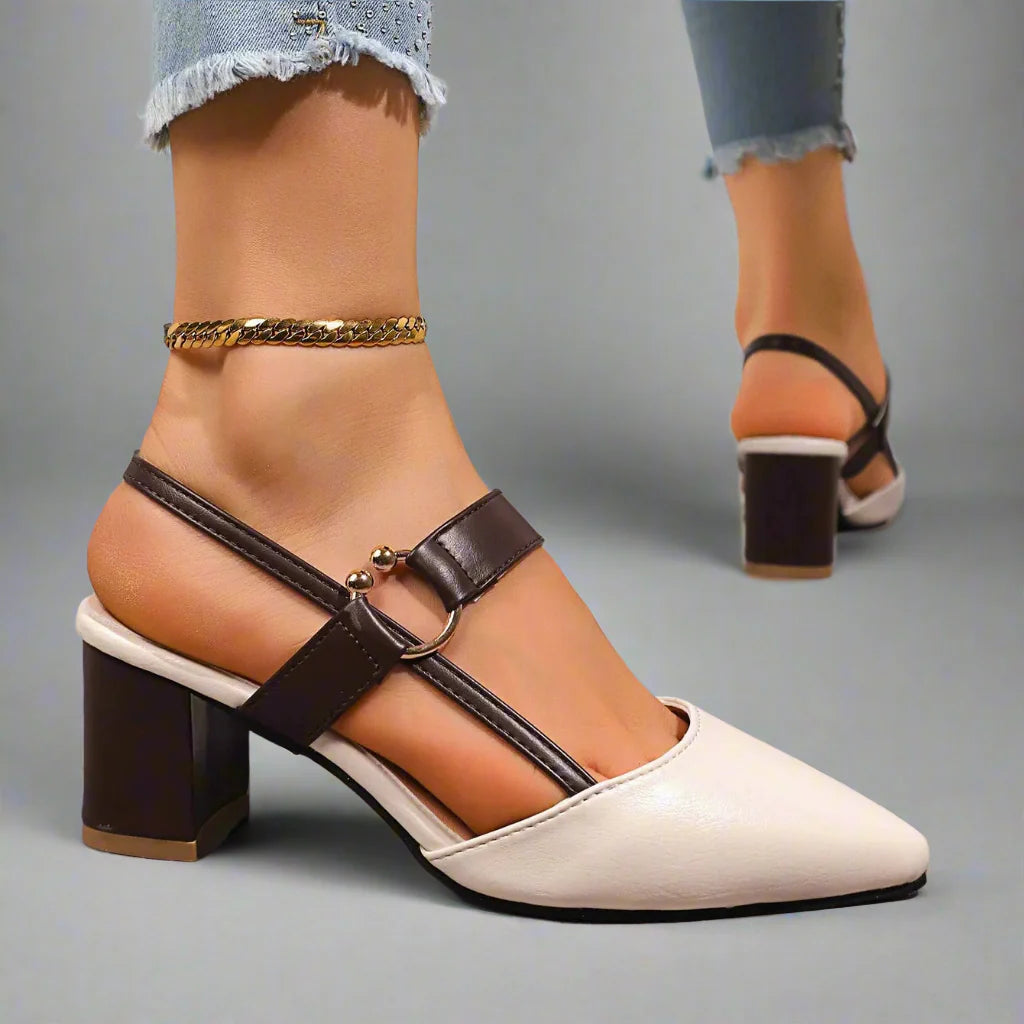 SIENNA™|CHIC SLINGBACK HEELS