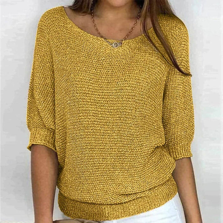OLIVIA™|RELAXED 3/4 SLEEVE TOP