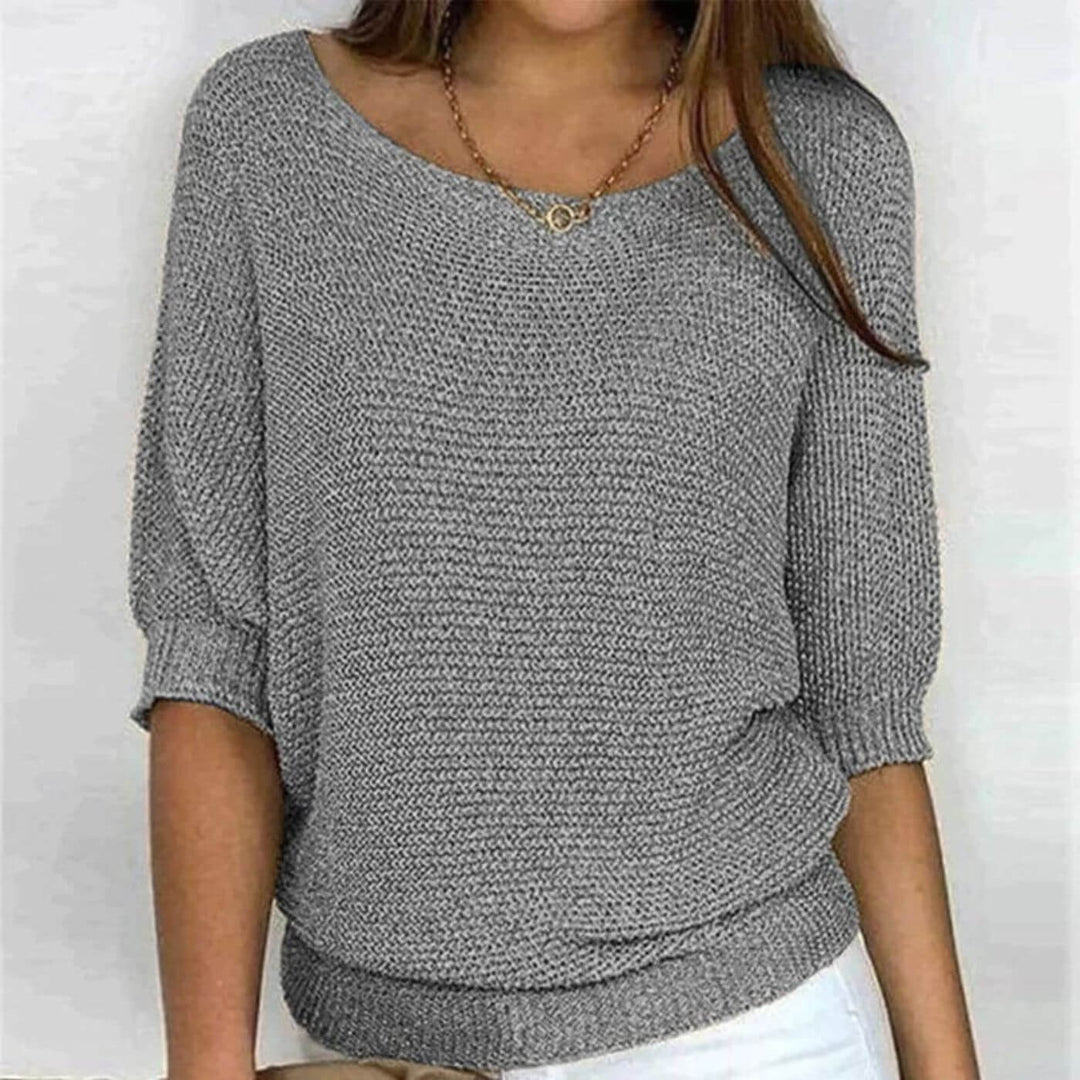 OLIVIA™|RELAXED 3/4 SLEEVE TOP