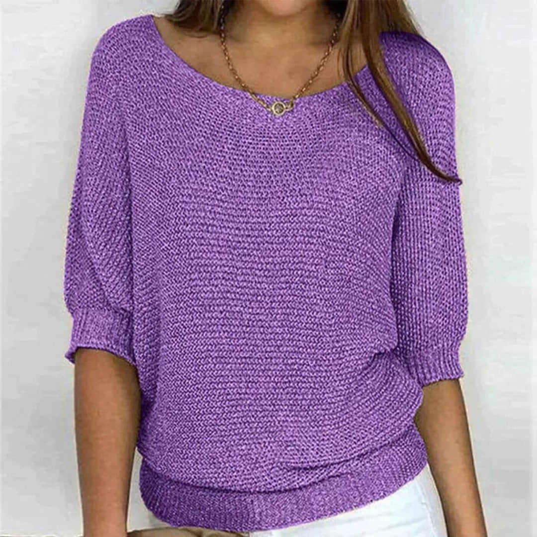 OLIVIA™|RELAXED 3/4 SLEEVE TOP