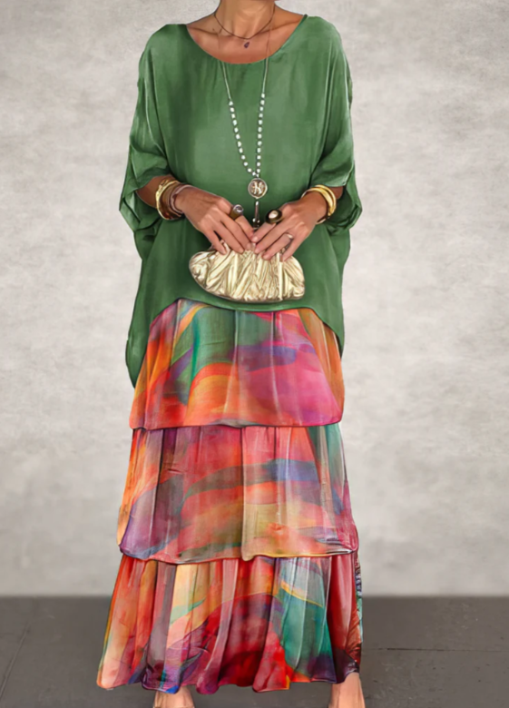 LARA™|ELEGANT FLOWING MAXI DRESS
