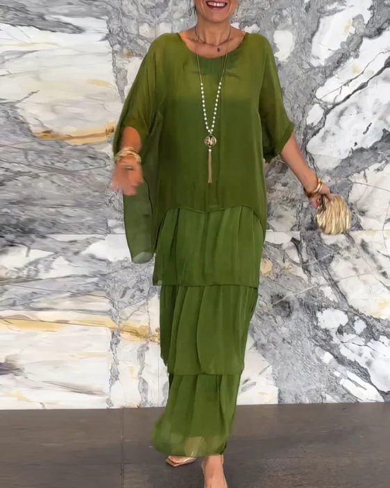 LARA™|ELEGANT FLOWING MAXI DRESS