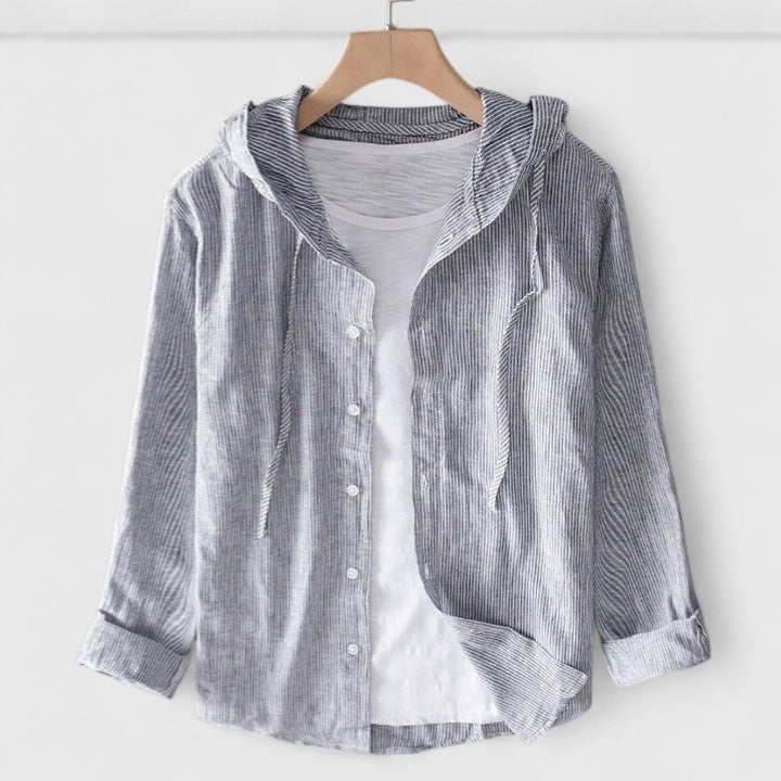 DEMI™ | ELEGANT HOODED BLOUSE