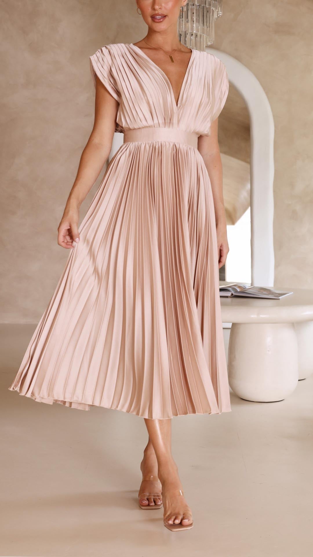 ISLA™ | ELEGANT PLEATED DRESS
