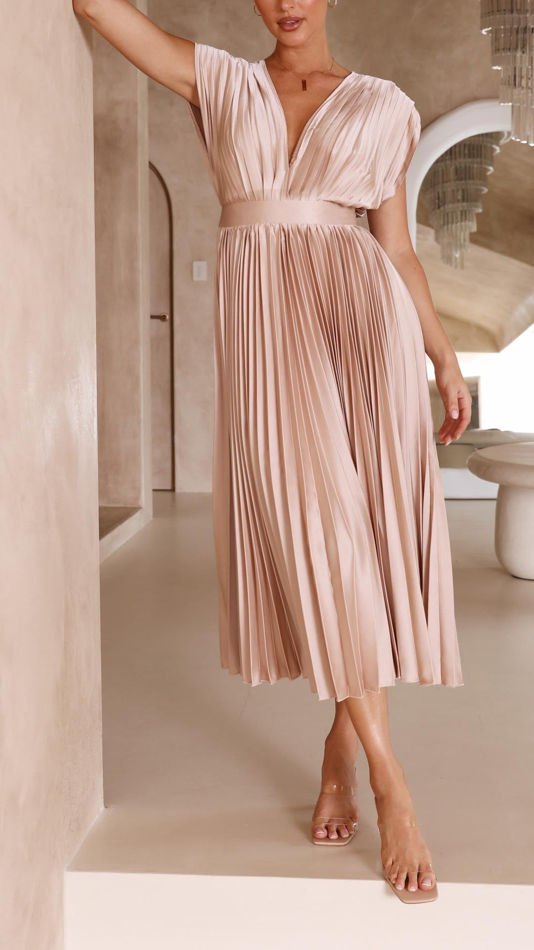 ISLA™ | ELEGANT PLEATED DRESS