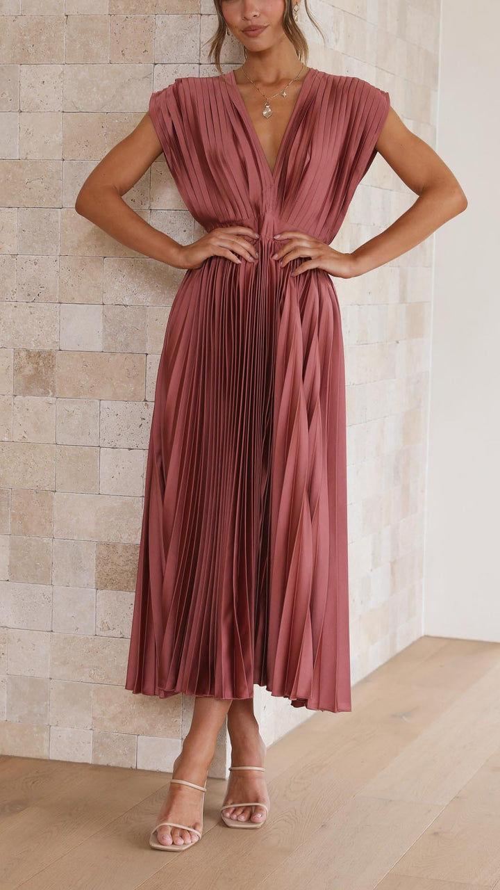 ISLA™ | ELEGANT PLEATED DRESS